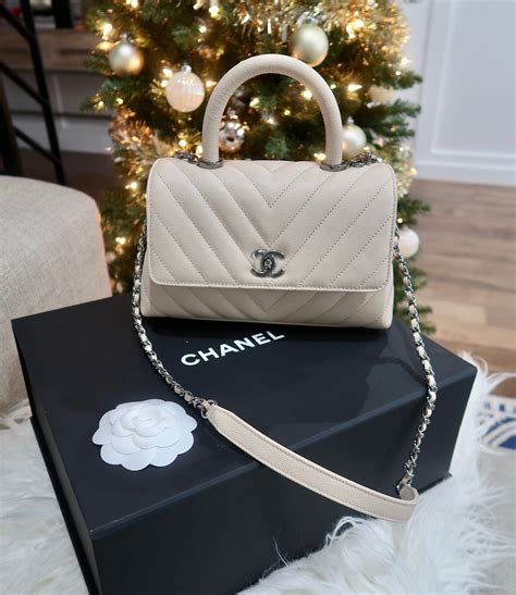 chanel top handle shoulder bag|chanel top handle bag small.